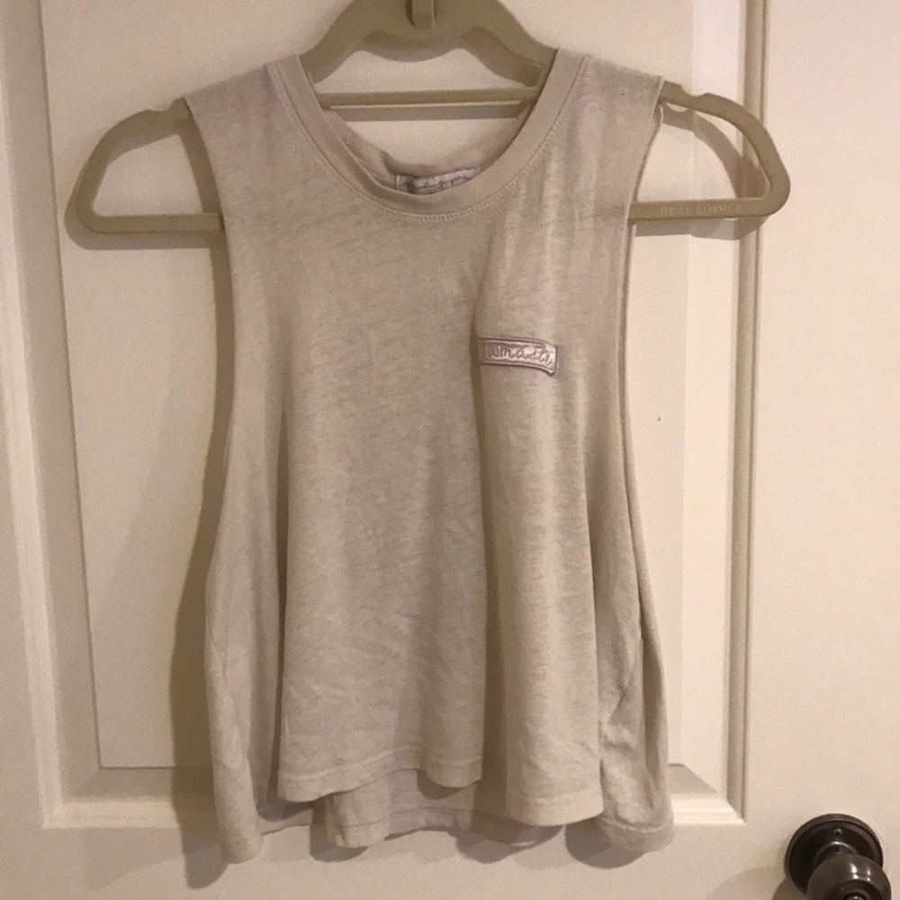 Spiritual Gangster Namaste cropped tank top